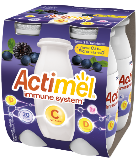 Actimel C-vitaminnal<br/>Szeder-fekete áfonya