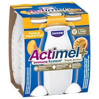Actimel+ Őszibarack-<br/>maracuja 4 x 100g
